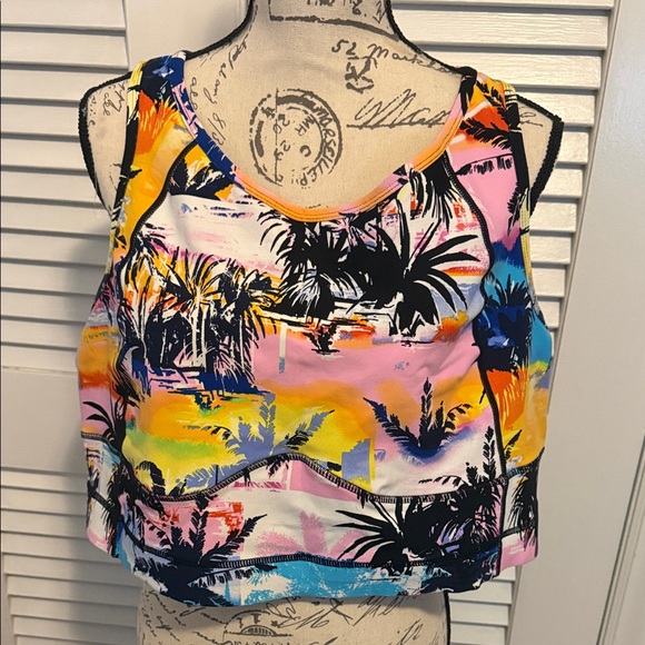 torrid Other - torrid Multicolor Tropical Print Sports Bra Crop